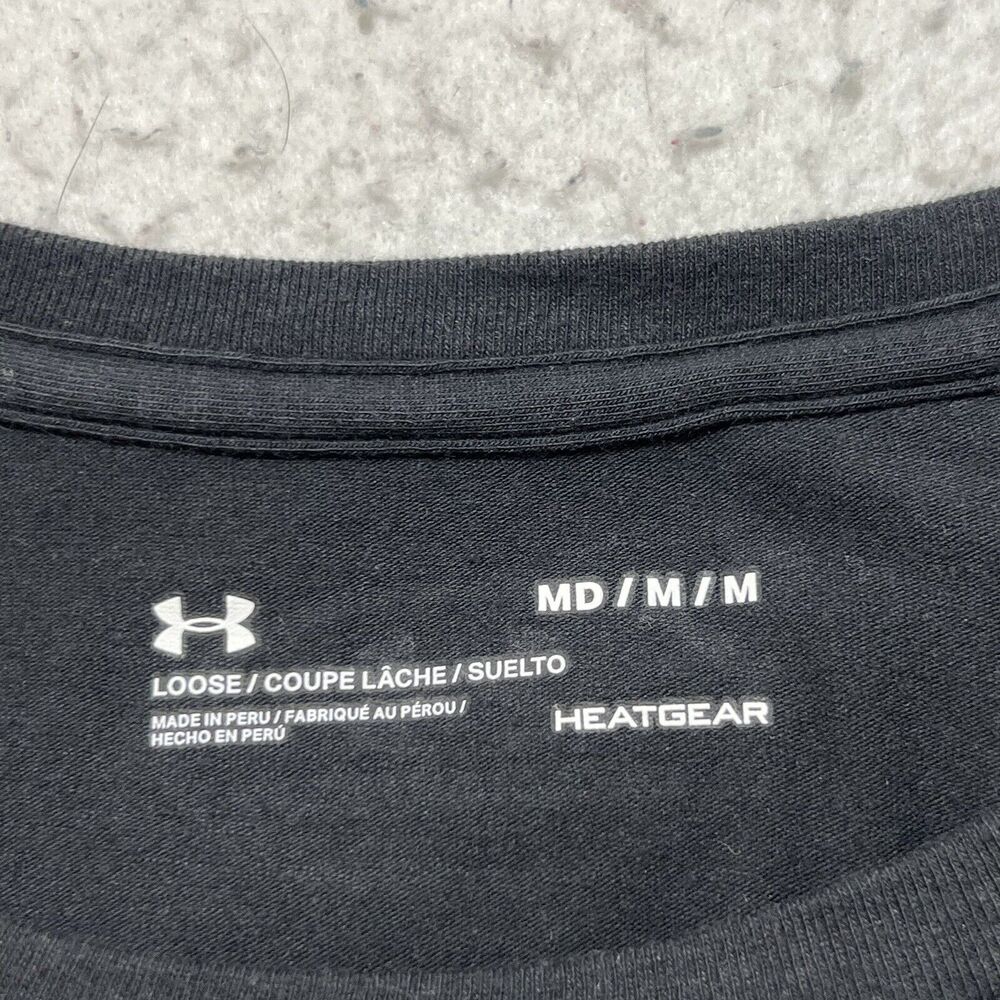 Under Armour HeatGear Men's Medium Loose Fit Short Sleeve Out Work Everybody Tee - Picture 3 of 12